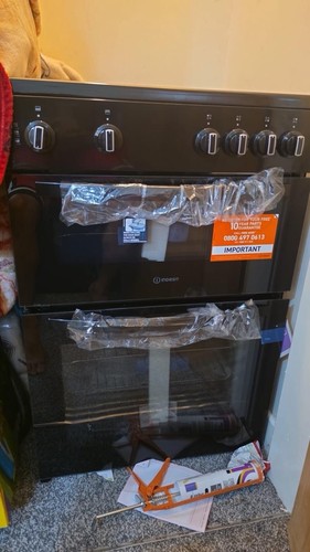 Indesit black freestanding - indesit,