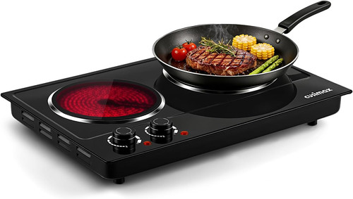 Electric hob cusimax double - electric,