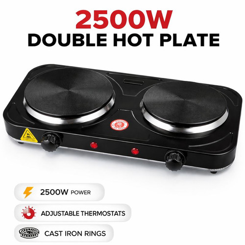 2500w double hot plate - hot,