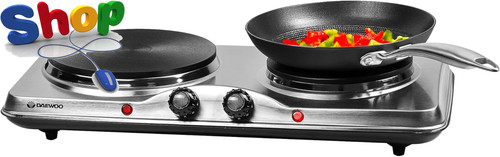 Double hot plate - double, hob
