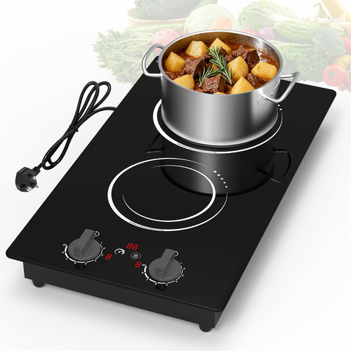 Double induction hob - double,