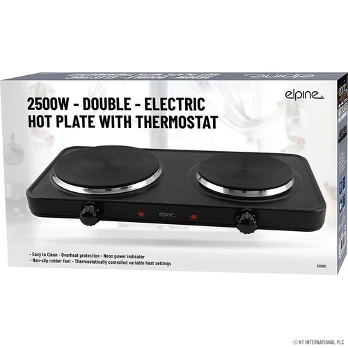2500w double hot plate - double,