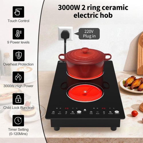 Ring electric hob 220v 3000w - electric, hob,220v