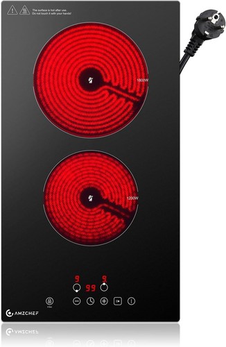 Amzchef ceramic hob zones - ceramic, 2