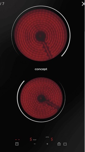 Plug ceramic hob 30cm 2 - ceramic, hob,